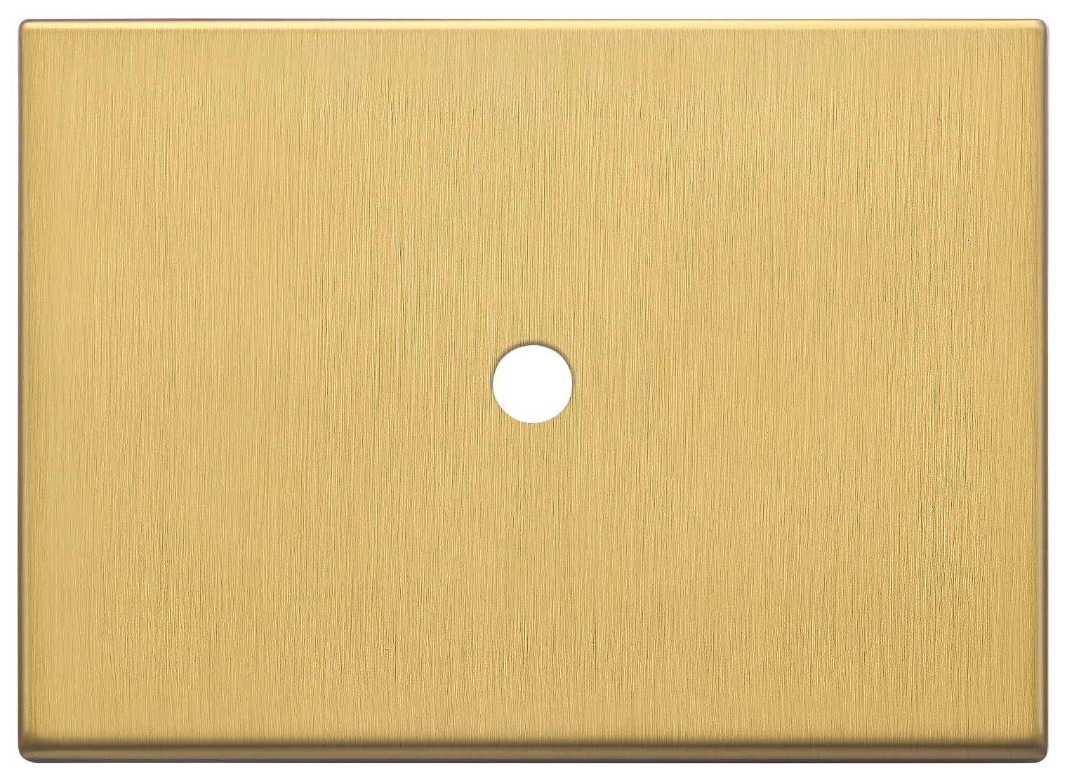 VIMAR - PLACCA 3MX1 TONDO OTTONE SPAZZ.