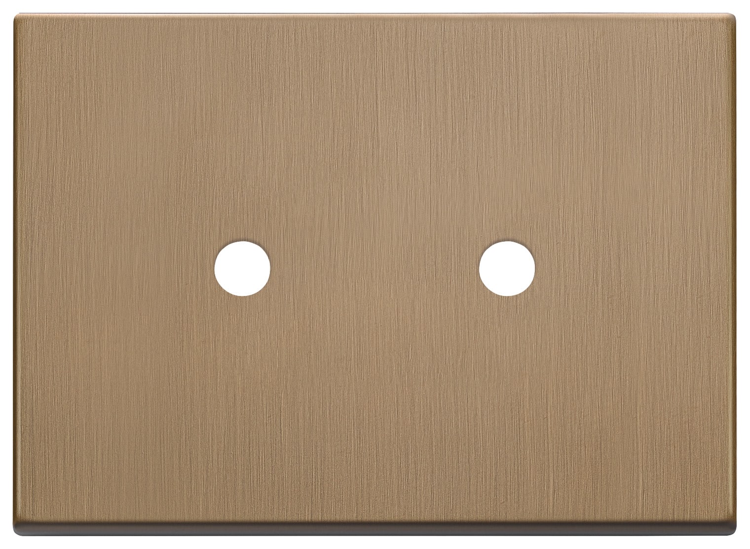 VIMAR - PLACCA 3MX2 TONDO BRONZO