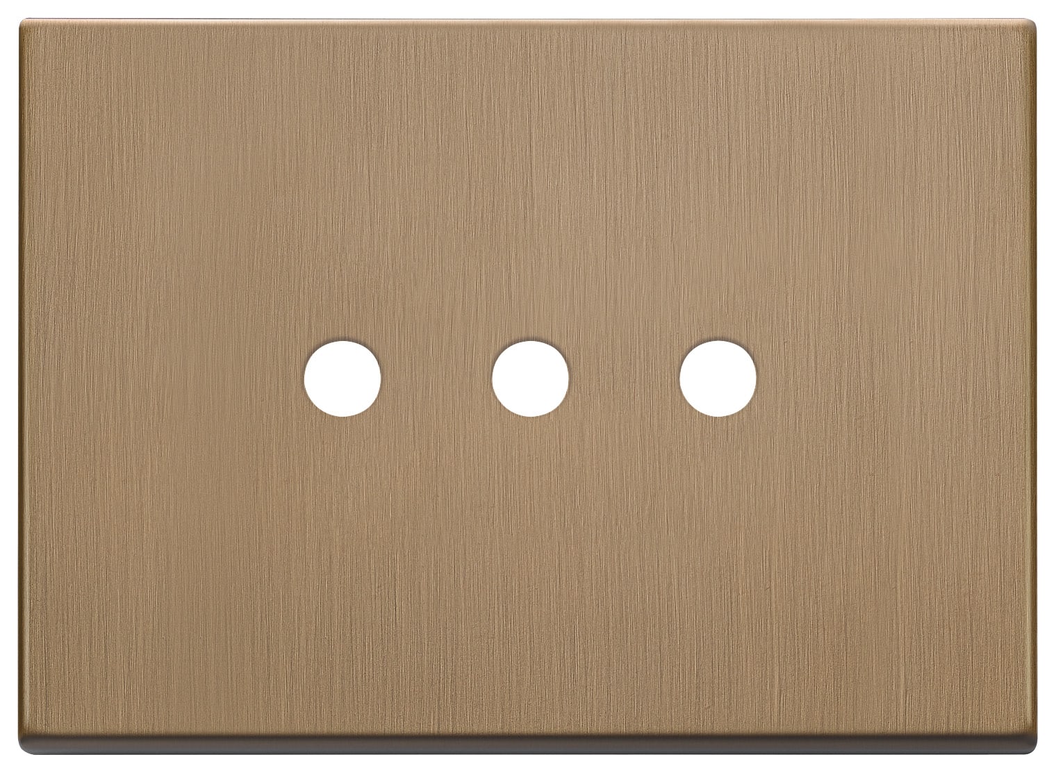 VIMAR - PLACCA 3MX3 TONDO BRONZO