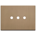 VIMAR - PLACCA 3MX3 TONDO BRONZO