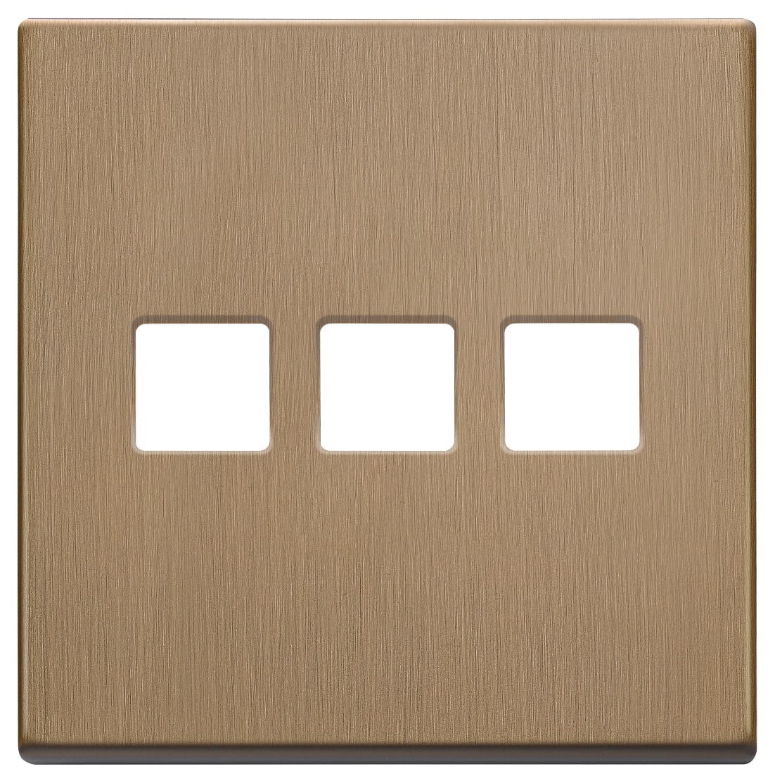 VIMAR - PLACCA 3MX3 BS FLAT BRONZO