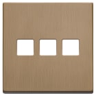 VIMAR - PLACCA 3MX3 BS FLAT BRONZO
