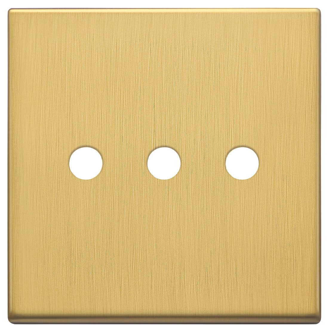 VIMAR - PLACCA 3MX3 BS TONDO OTTONE SPAZZ.