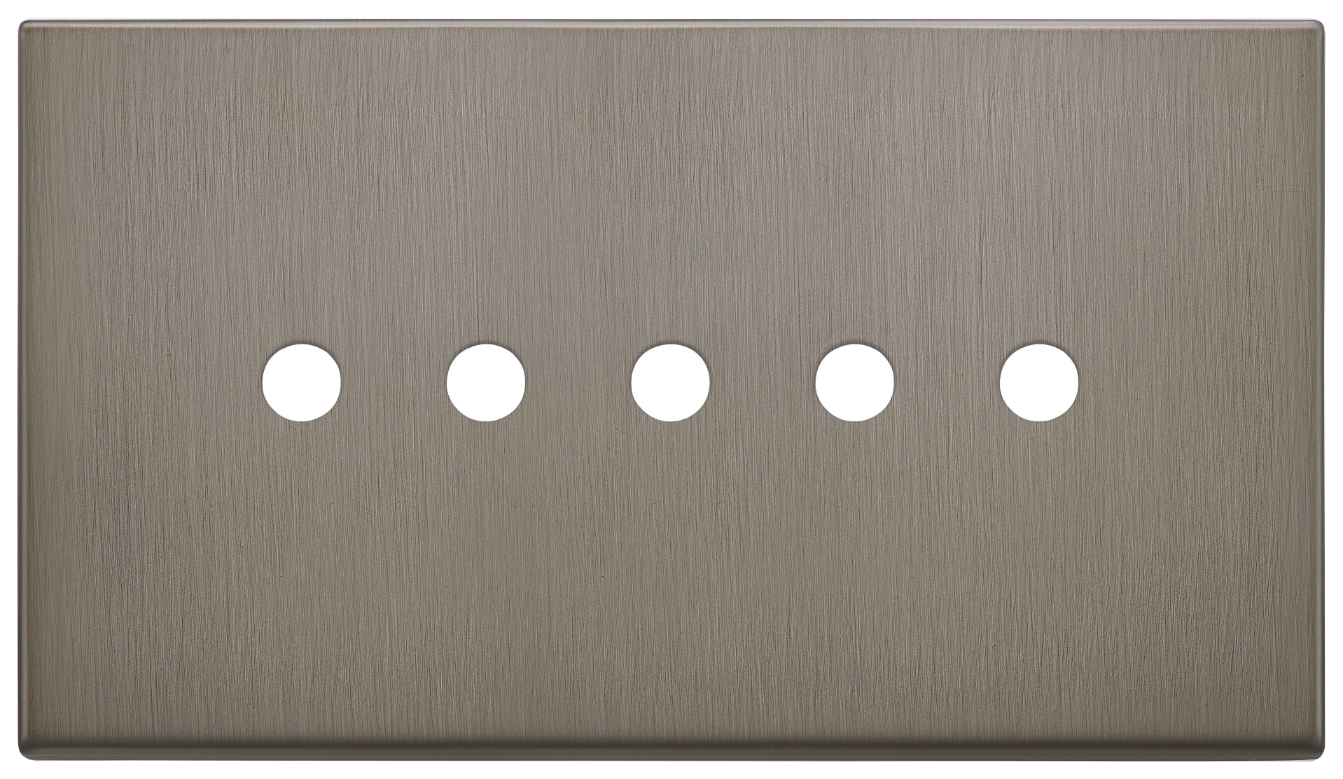 VIMAR - PLACCA 5MX5 BS TONDO GUN METAL