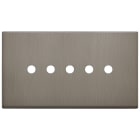 VIMAR - PLACCA 5MX5 BS TONDO GUN METAL