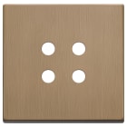 VIMAR - PLACCA 2MX4 TONDO BRONZO