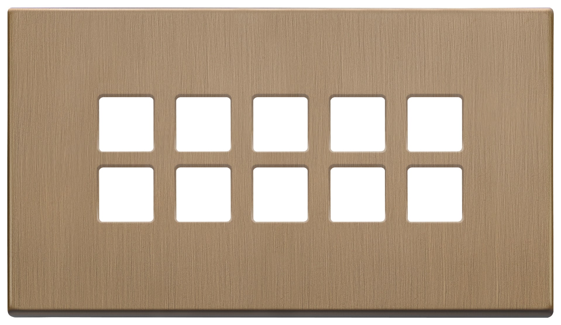 VIMAR - PLACCA 5MX10 BS FLAT BRONZO