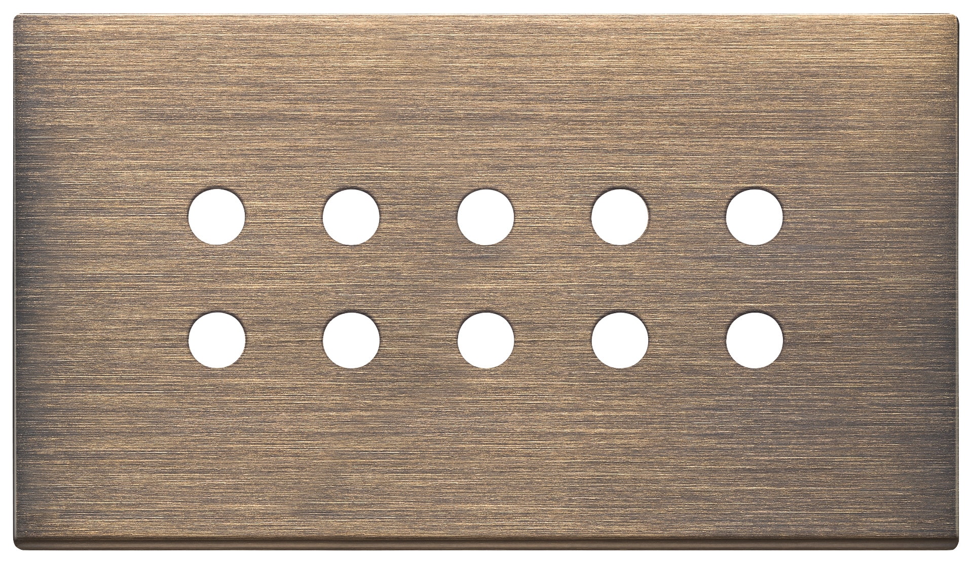 VIMAR - PLACCA 5MX10 BS TONDO BRONZO ANT. SPAZ.