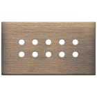 VIMAR - PLACCA 5MX10 BS TONDO BRONZO ANT. SPAZ.