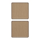 VIMAR - DUE TASTI FLAT NO SIMBOLI BRONZO