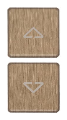 VIMAR - DUE TASTI FLAT SIMBOLI FRECCE BRONZO