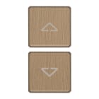 VIMAR - DUE TASTI FLAT SIMBOLI FRECCE BRONZO