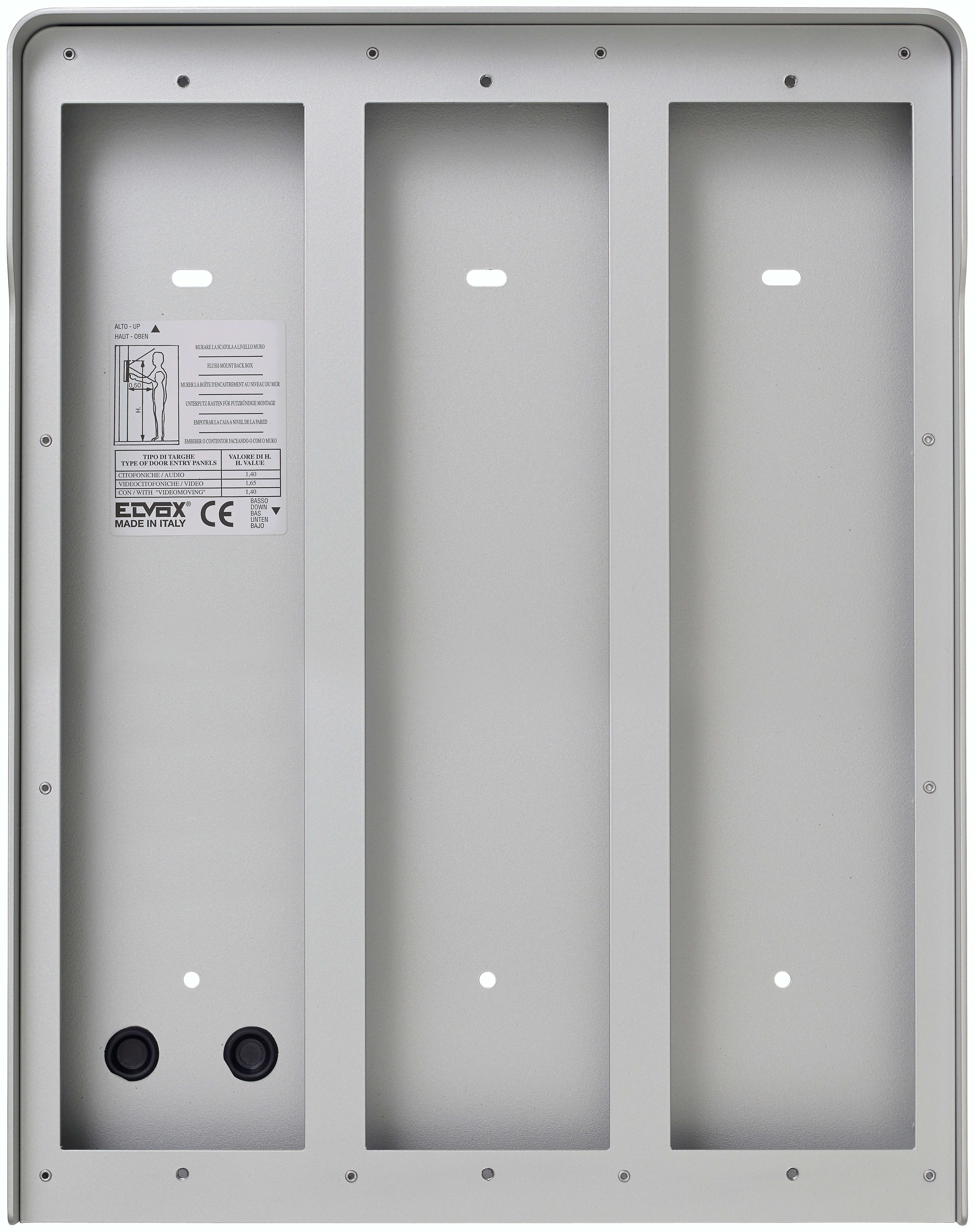 VIMAR - SCATOLA PARETE 9M(3X3) PIXEL GRIGIO ANOD