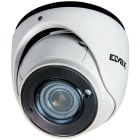 VIMAR - Telecamera dome IP 5 Mpx, obiettivo varifocale 2,8-12 mm, IR 30-50 m, PoE/12 Vdc, slot SD, IP67, WDR, 3DNR, H.265+, RTSP, Ø 112x100 mm, 625 g.