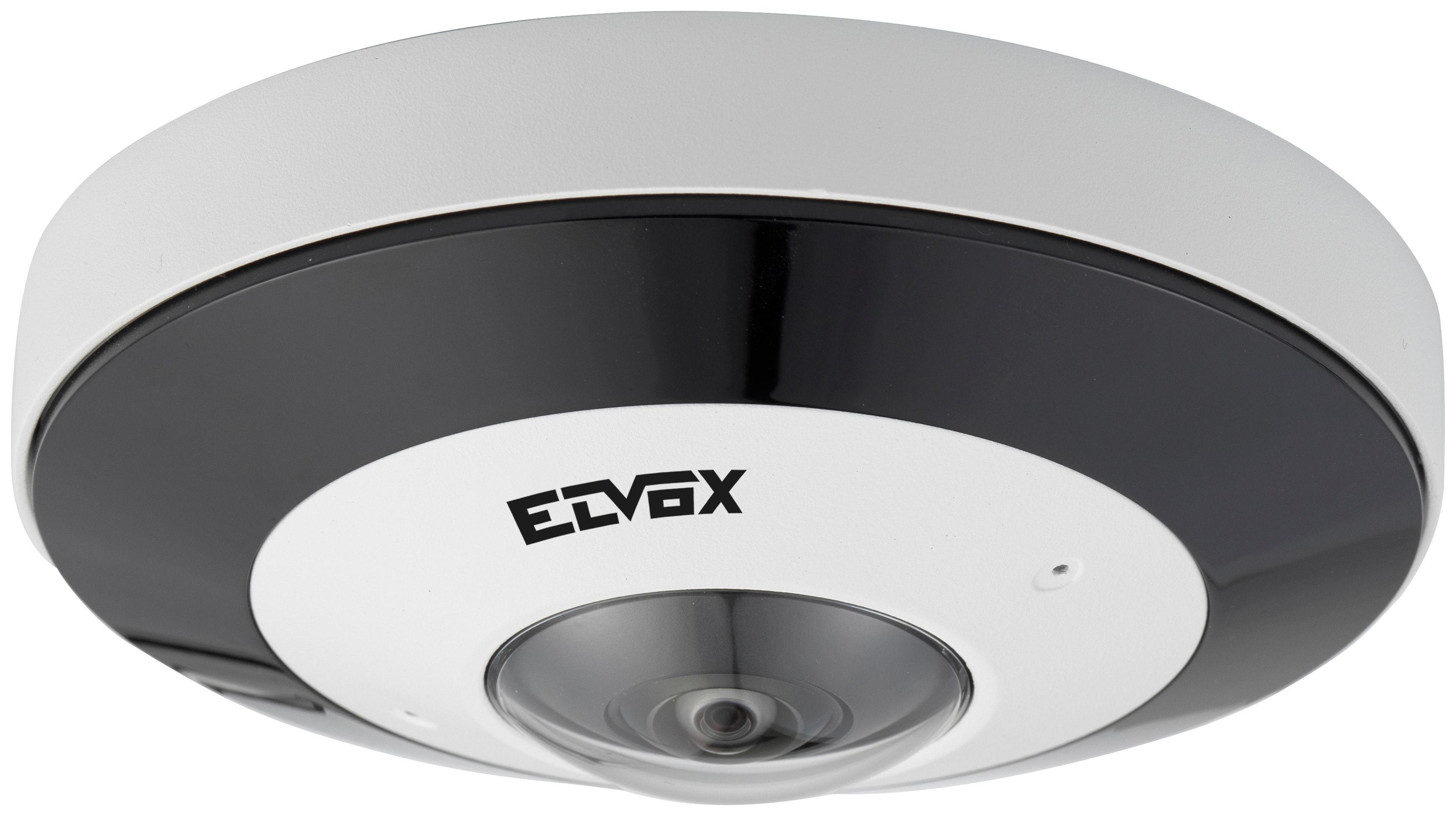 VIMAR - Telecamera fisheye IP 6 Mpx, obiettivo 1,65 mm, visione 360°, IR 10/20 m, PoE/12 Vdc, microfono, allarme, IP67, dimensioni ø130x46 mm, peso 520 g.