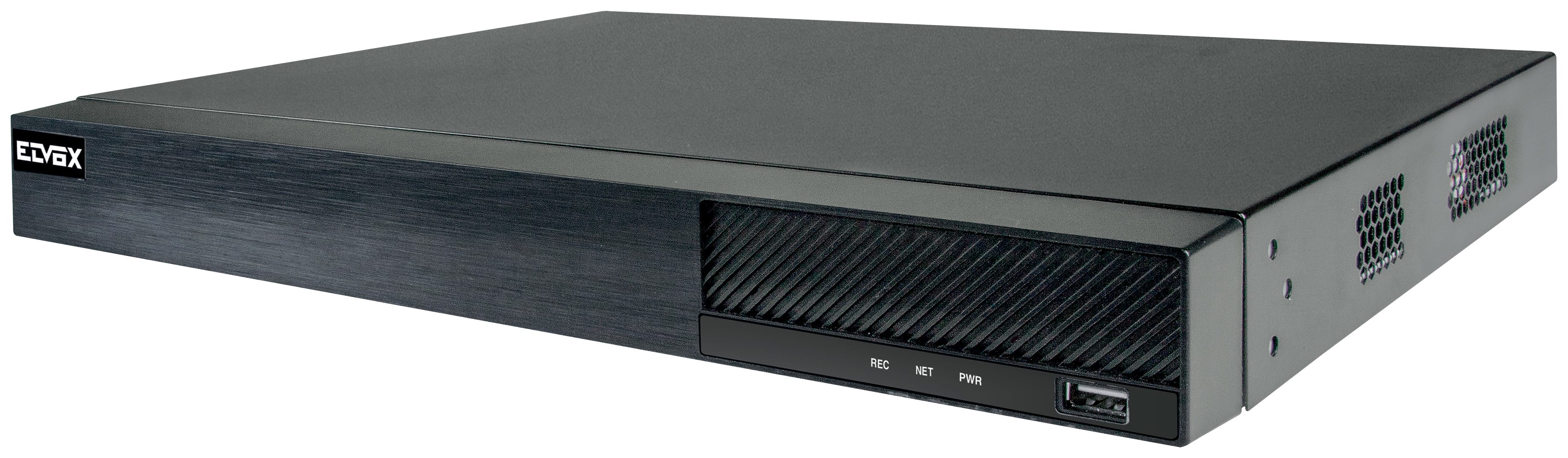VIMAR - NVR 16CH 8Mpx H.265 HDD 2TB, Pentaplex, 8IN/4OUT, 2 USB, VGA, HDMI 4K, ONVIF, CVM, 380x269x52 mm, max 8TB, audio 1IN/1OUT, QRCODE, motion.