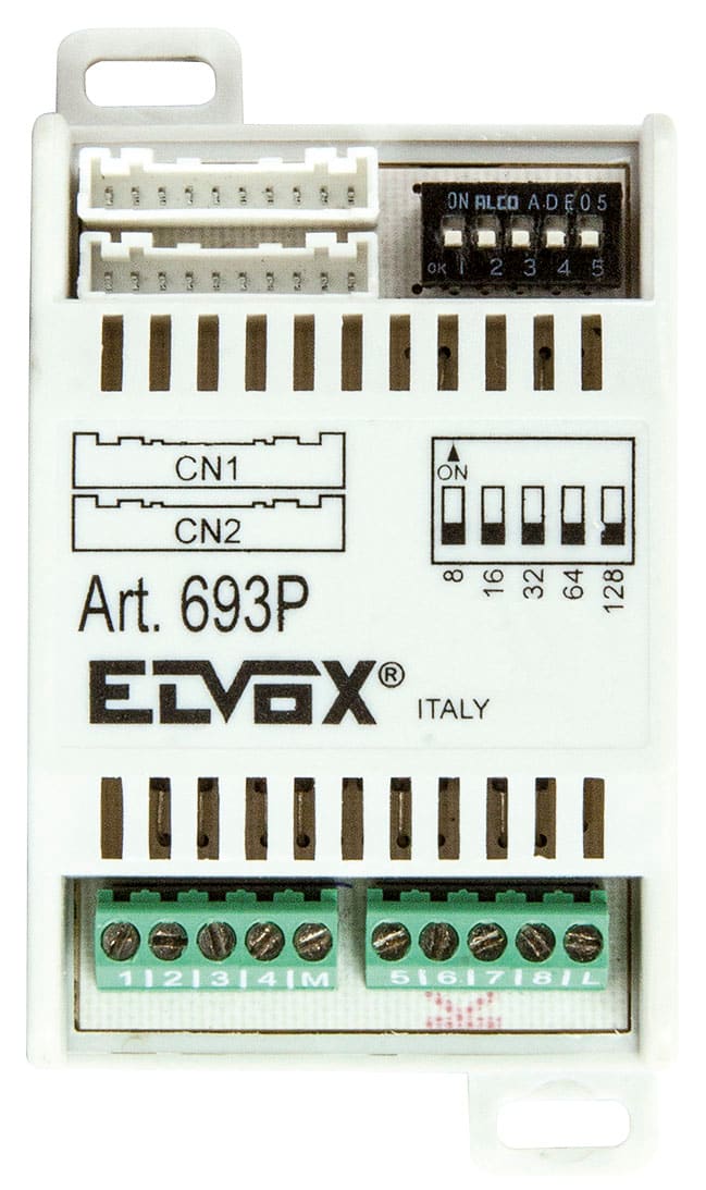 VIMAR - Modulo di Espansione 8 Pulsanti per Unità 6931, 25F3/8 e 894M con Cablaggio 25cm per Moduli 693P - Compatibile con Targhe 1200, 1300, 3300, 8000
