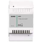 VIMAR - Interfaccia segnale Due Fili Plus converte segnale digitale in audio/video standard, programmazione con 950C o PC, installazione su guida DIN.