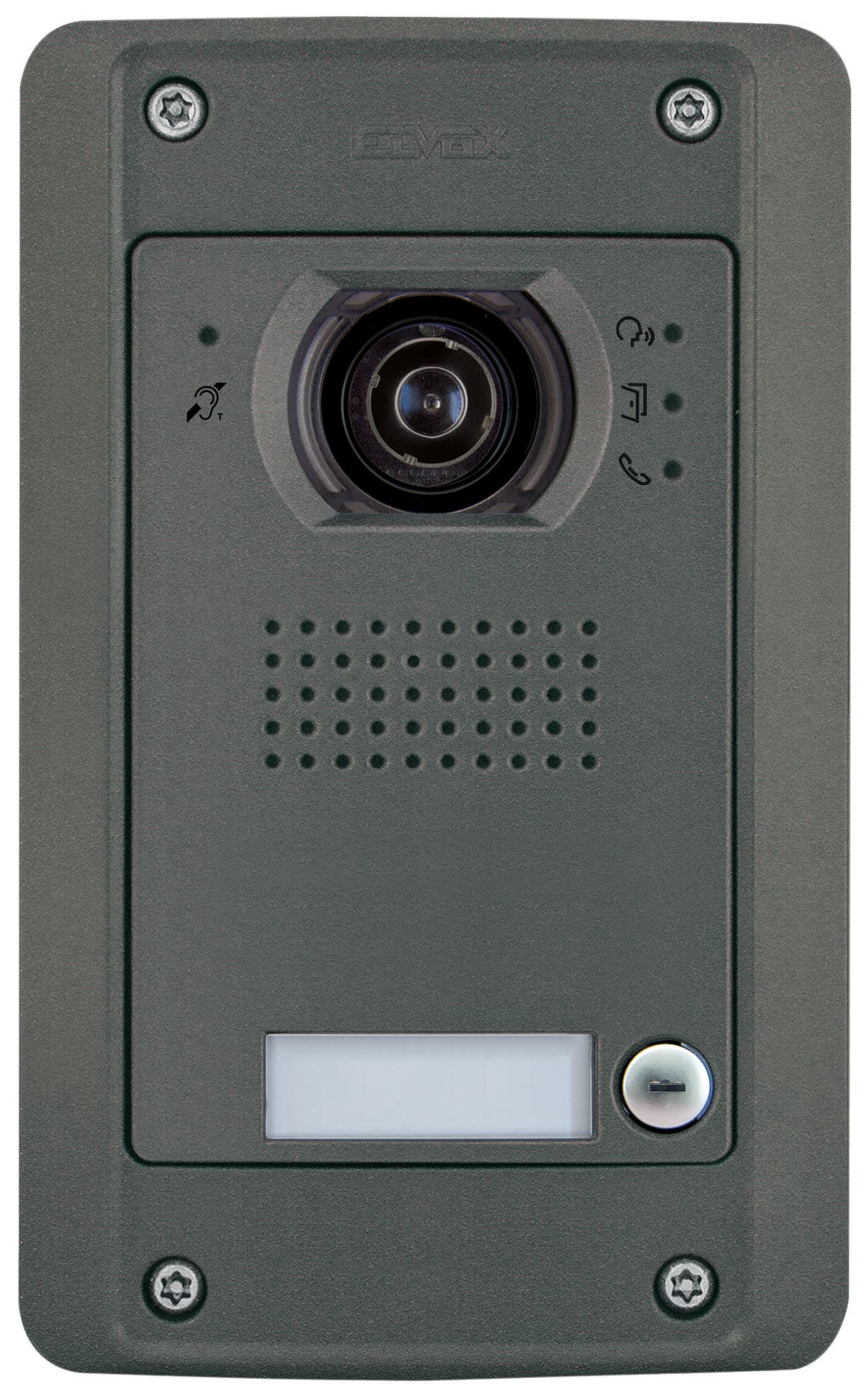 VIMAR - Kit audio video sip completo con targa, teleloop grandangolo, modulo frontale, supporto e cornice, scatola da incasso e licenza attivata.