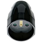 VIMAR - Presa Mobile Sicury 2P+T 16A Nero - Standard Francese, Uscita Cavo Assiale