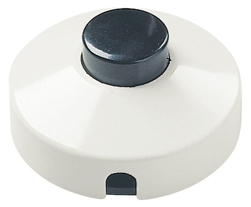 VIMAR - Interruttore Pedale 1P 2[32]A Bianco Passante con Morsetto di Terra e Addizionale per Apparecchi Classe I e II