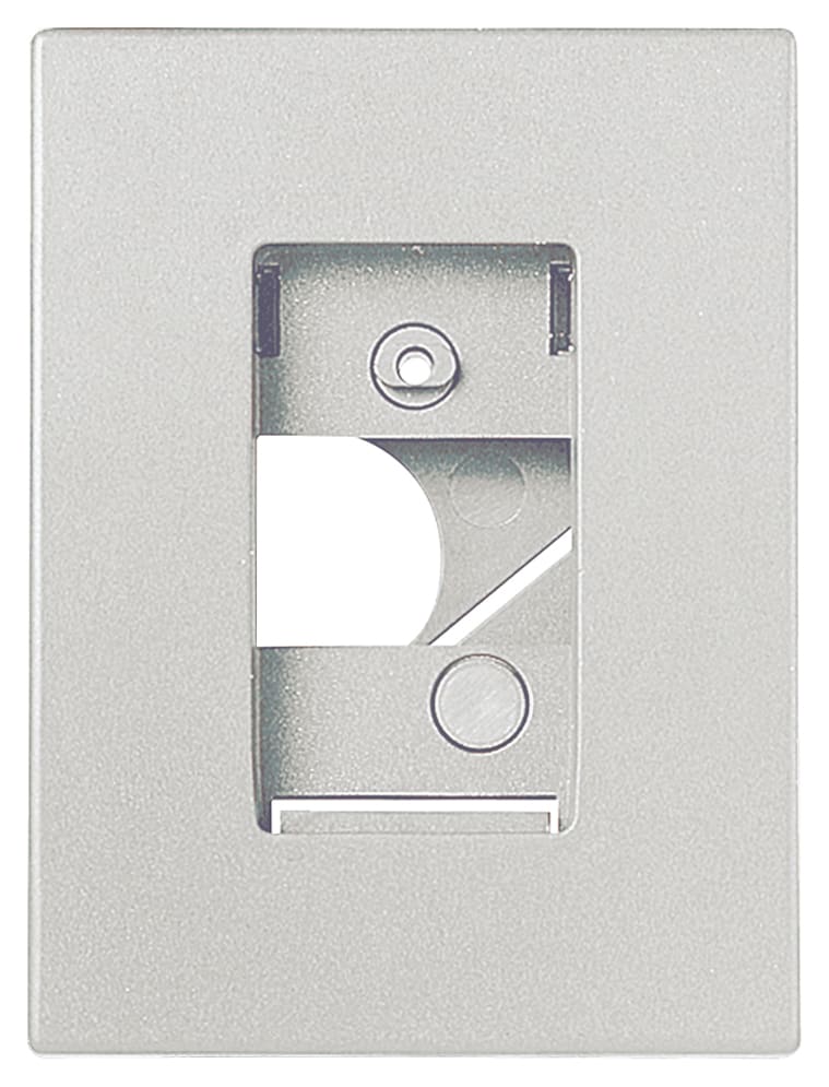 VIMAR - Cornice per supporto orientabile e fissaggio a parete, colore silver