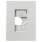 VIMAR - Cornice per supporto orientabile e fissaggio a parete, colore silver