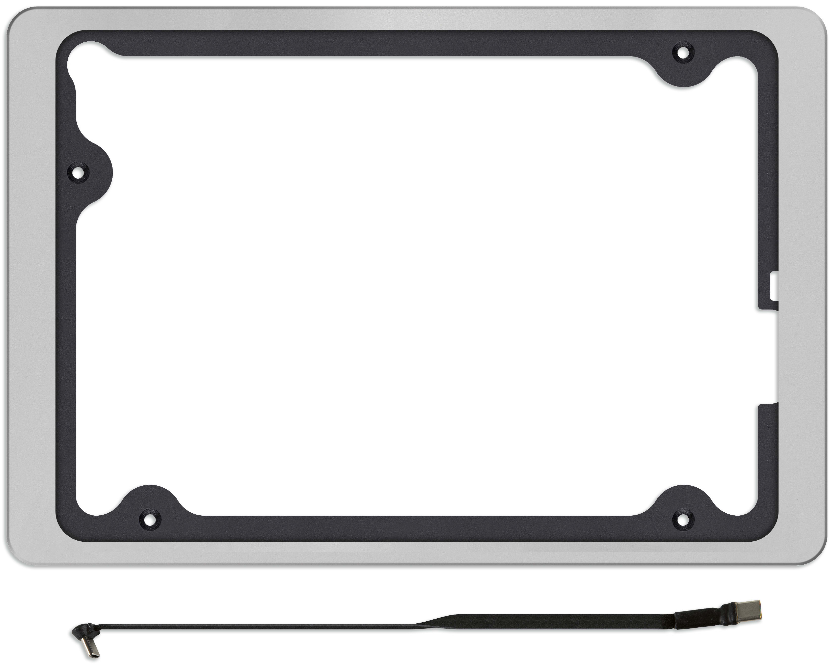 VIMAR - Supporto per iPad 10.9-11 Pollici con Cornice Estetica e Fissaggio a Parete Mediante Tasselli, Cavo USB Tipo C Incluso