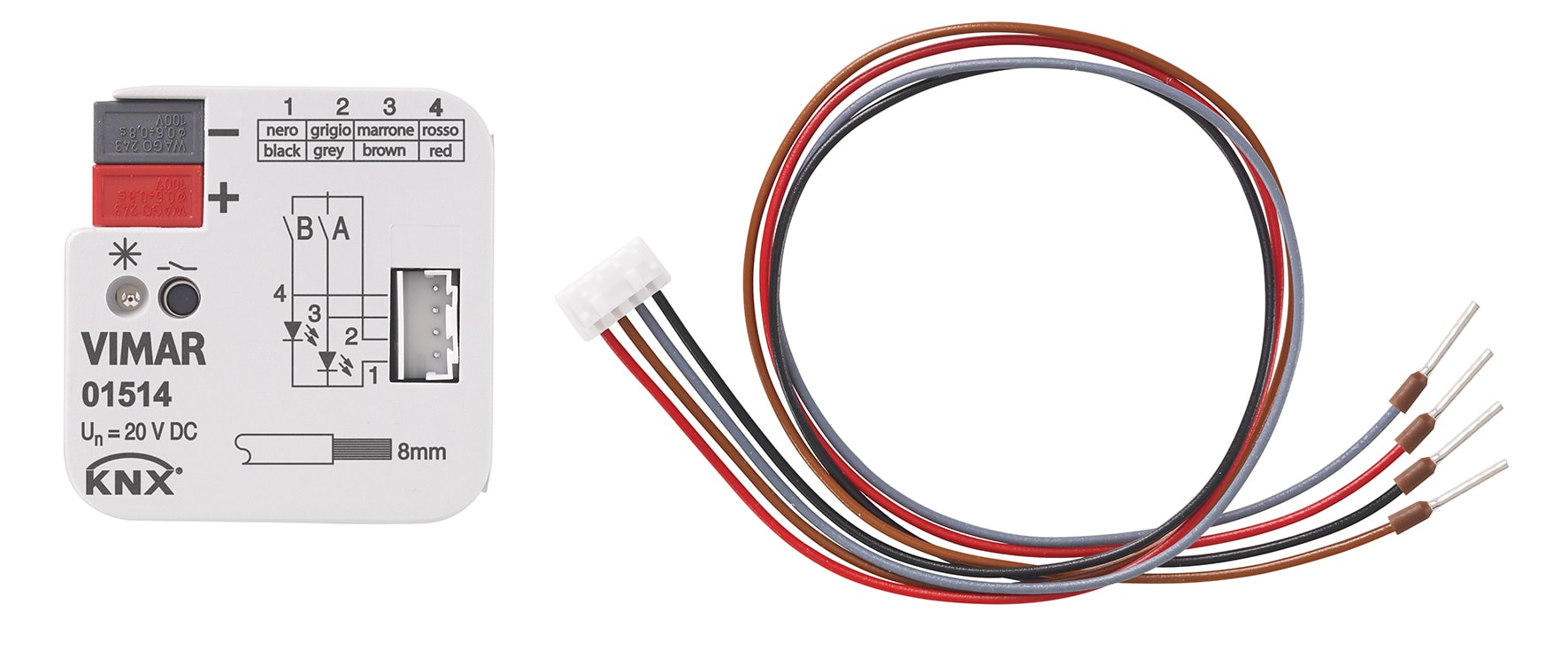 VIMAR - INTERFACCIA 2 INGRESSI/OUT PER LED KNX