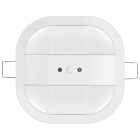 VIMAR - Rivelatore presenza luminosità KNX con sensore infrarossi 360° per accensione luci ON/OFF, luminosità 1-1000 Lux, installazione soffitto, 91x91x45 mm.