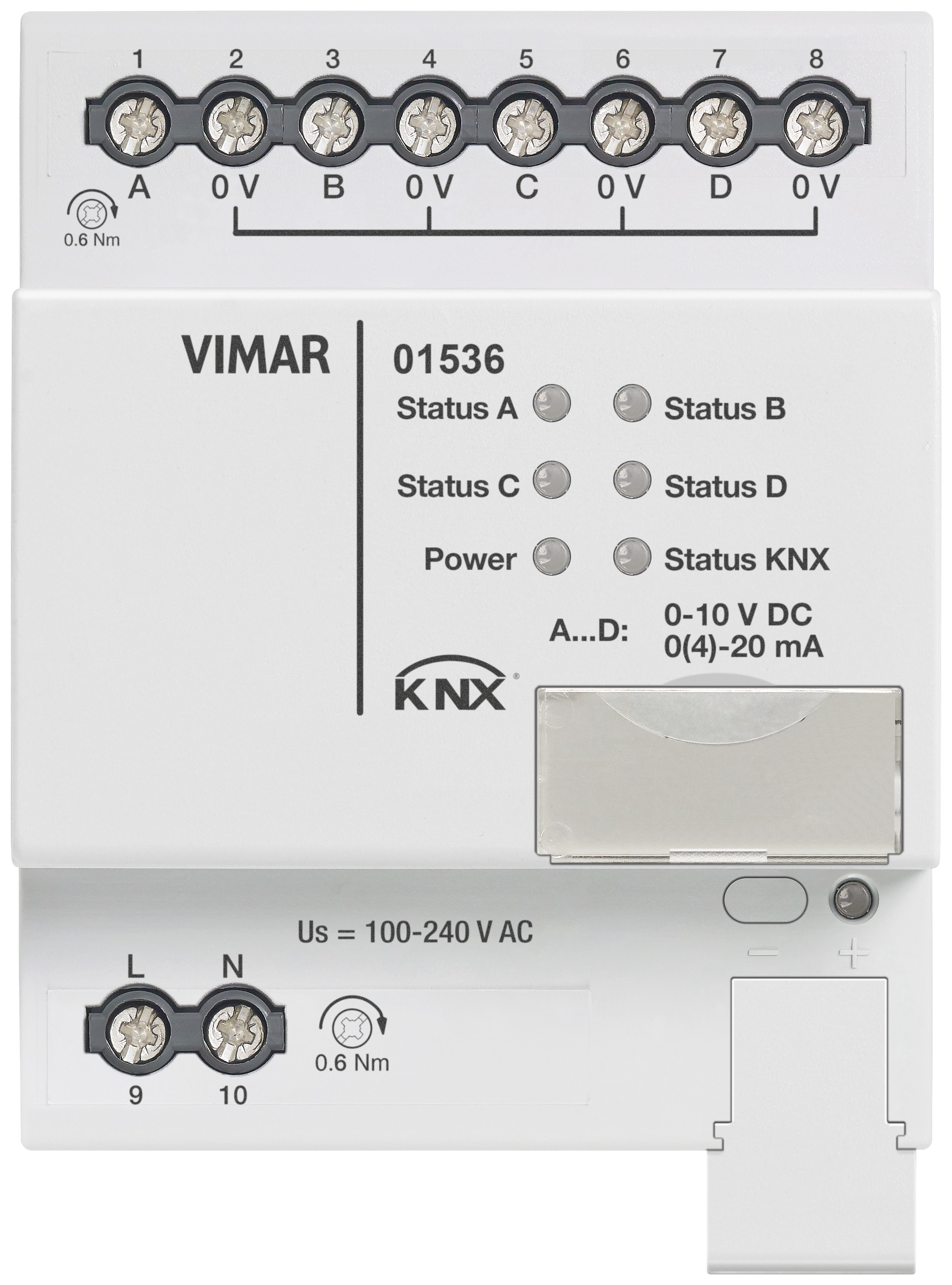 VIMAR - ATTUATORE 4 USCITE ANALOGICHE KNX