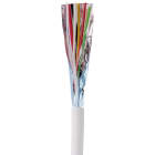 VIMAR - Cavo Elettrico 2X0,5+4X0,22 Lszh Eca 100M - Bianco, Classe Cpr Eca, Installazione Cavi Energia I Categoria