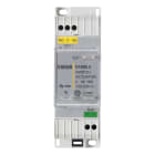 VIMAR - Attuatore ribassato con uscita a relè in scambio 16 A 120-230 V~, funzione pompa, pulsante locale, distanziatore rimovibile, 2 moduli DIN.