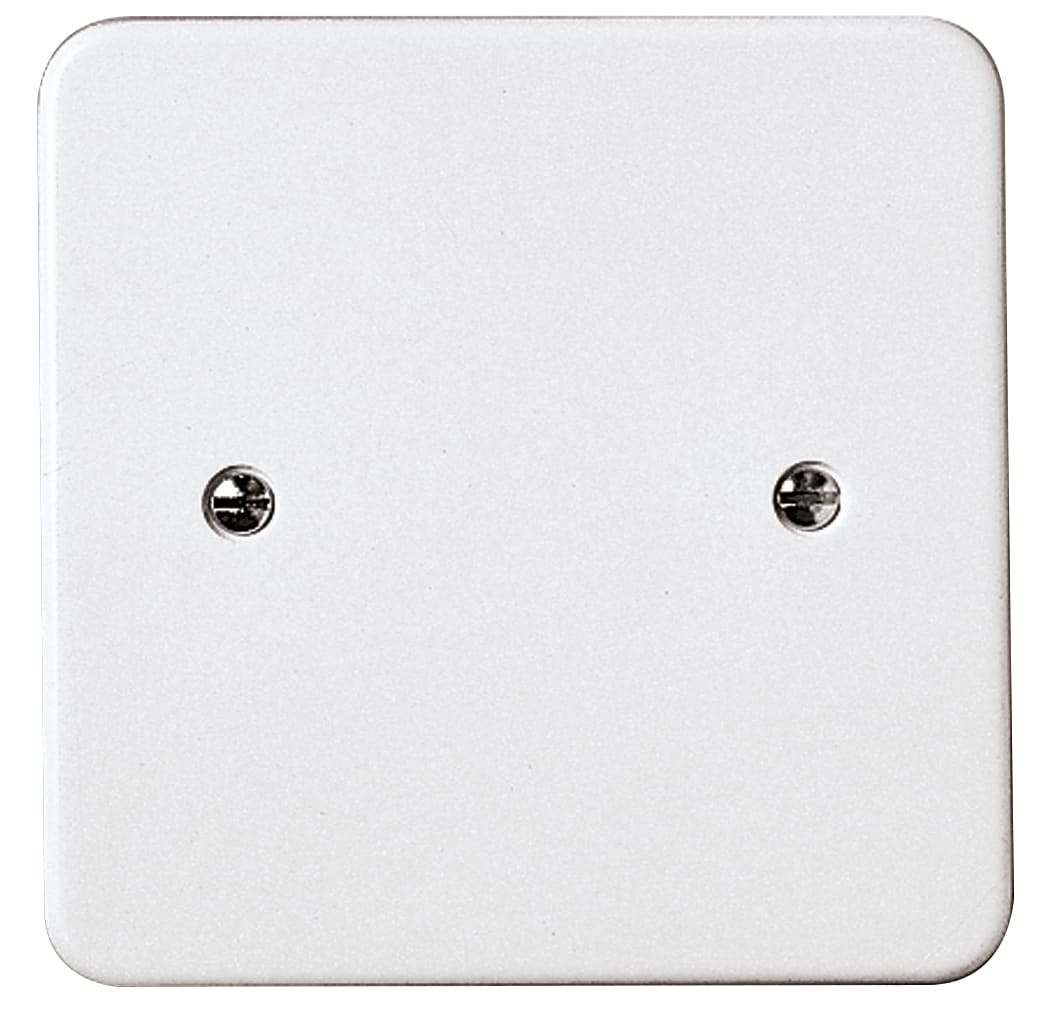 VIMAR - Coperchio Quadrato 101x101mm con Griffe per Scatole Ø 75-85mm Urea Bianco