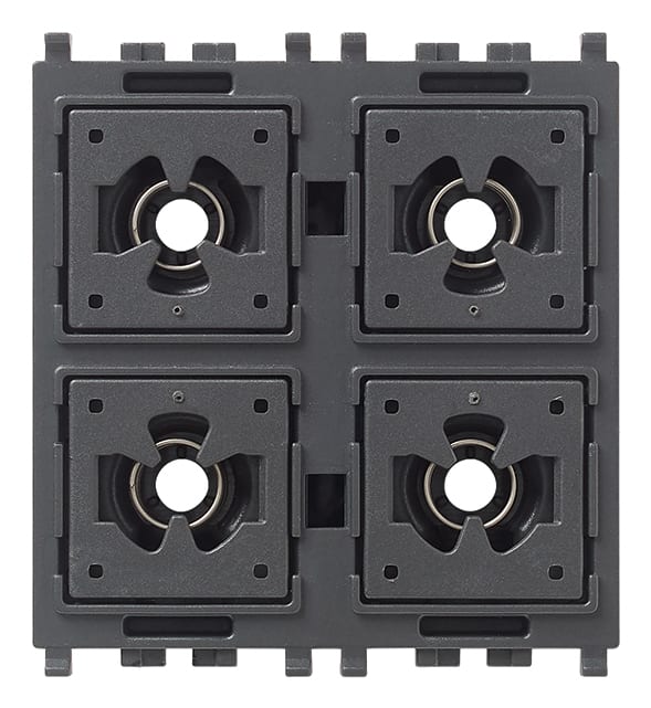 VIMAR - Comando a Quattro Pulsanti 24Vdc 50 Ma Max. con Tasti Intercambiabili Illuminabili