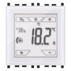 VIMAR - Termostato touch KNX 2M bianco, controllo temperatura 2 zone, domotica KNX, retroilluminazione RGB, compatibile placche Eikon, Arké, Plana.