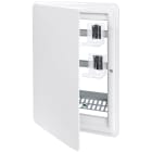 VIMAR - Centralino 54M QDSA senza scatola inc. Quadro distribuzione segnali con telaio, supporto 16 RJ45, presa multipla, interruttore, accessori inclusi.