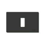 VIMAR - PLACCA 1M ALLUM. SCATTO NERO