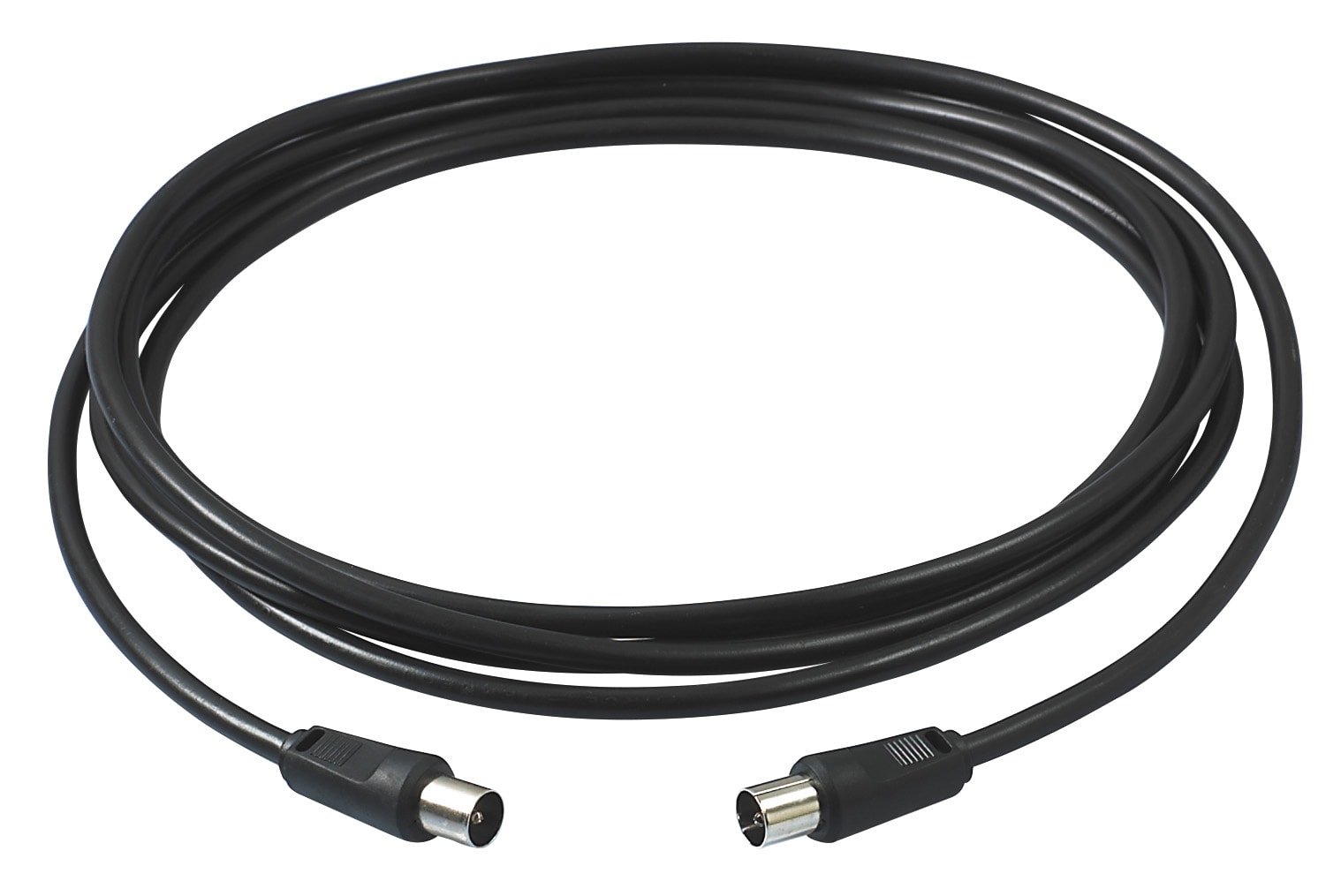 VIMAR - Cavo Coassiale TV 2 Metri Maschio-Femmina Nero - Prolungatore Lineare Z 75 Ohm