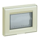 VIMAR - Calotta IP55 Avorio per Apparecchi 3 Moduli Idea/Speciali 8000 con Adattatori 08491, Scatola 13731/Incasso Unificata