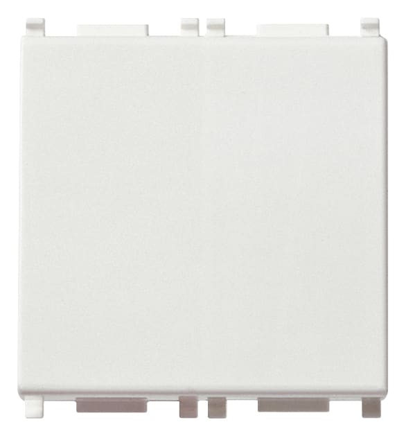 VIMAR - Deviatore 1P 16Ax 2M Bianco Illuminabile Tasto Sostituibile 2 Moduli 200 W Per Lampade Con Alimentatore Integrato