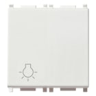 VIMAR - PULSANTE 1P NO 10A LUCE 2M BIANCO