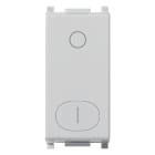 VIMAR - Interruttore 2P 16Ax Silver Illuminabile Tasto Sostituibile Max 200 W Per Lampade Con Alimentatore Integrato