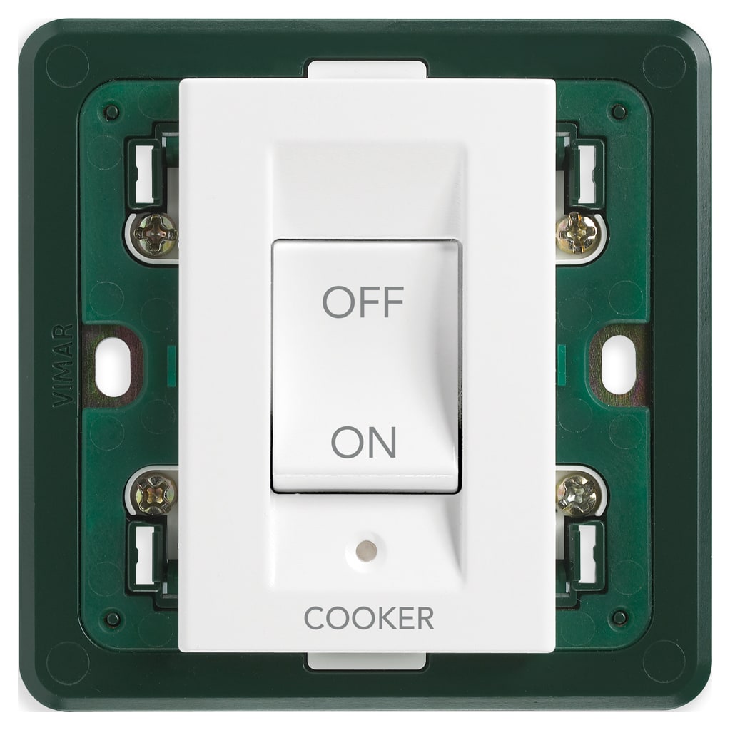 VIMAR - INTERRUTTORE 2P 45A COOKER 3M BIANCO