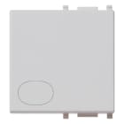 VIMAR - Tasto Neutro Personalizzabile Silver - Intercambiabile 2 Moduli Su Richiesta Con Simbolo Illuminabile