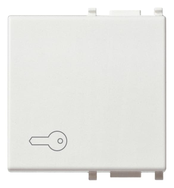 VIMAR - Tasto Intercambiabile 2 Moduli Simbolo Chiave Bianco Illuminabile
