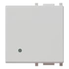 VIMAR - Tasto Illuminabile Silver Intercambiabile 2 Moduli