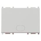 VIMAR - Tasto Neutro Personalizzabile Silver Intercambiabile 3 Moduli Su Richiesta Simbolo Illuminabile
