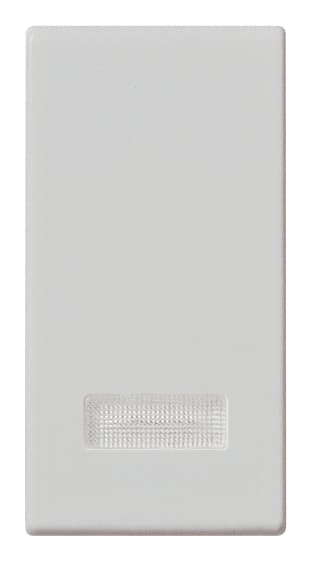 VIMAR - Tasto Intercambiabile 1 Modulo con Diffusore Illuminabile Silver
