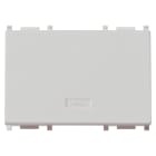 VIMAR - Tasto Intercambiabile 3 Moduli con Diffusore Illuminabile Silver